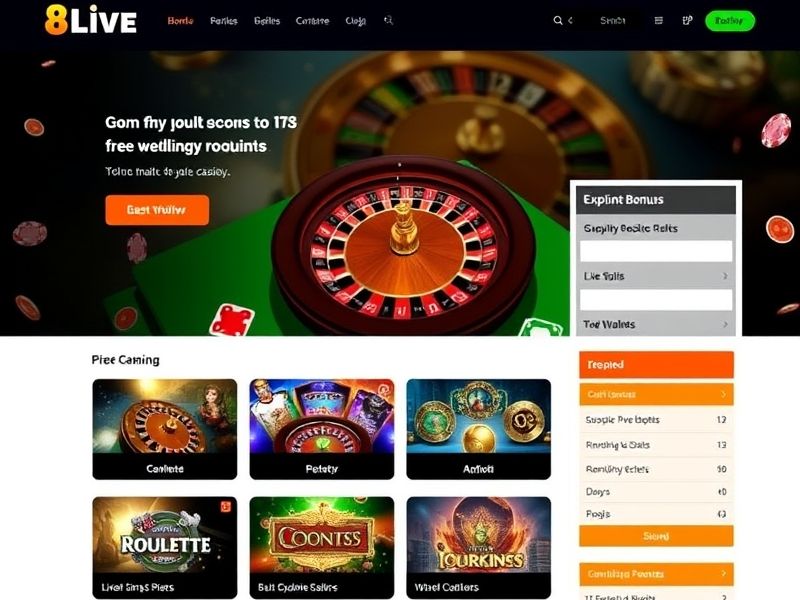 Welcome to 8live.com – your premier destination for secure, high-quality online gambling. Explore live dealer games, sports betting, and exclusive bonuses. Play responsibly with expert insights and verified promotions.